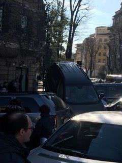 Car in Rome innovative parking