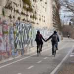 Roma bici ciclabile lungo il Tevere