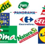 Supermärkte in Rom Logos