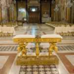 Prayer bench of the bridal couple