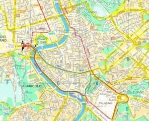 Rome half-marathon Via Pacis southern part