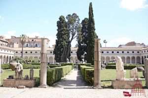 Caldo a Roma Terme di Diocleziano