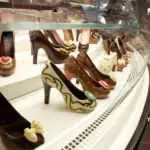 Schuhe aus Schokolade im La Rinascente Tritone