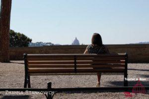 Vista dal giardino degli aranci