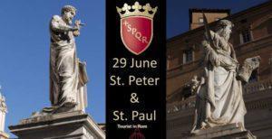 Festa dei Patroni di Roma Pietro e Paolo 29 giugno