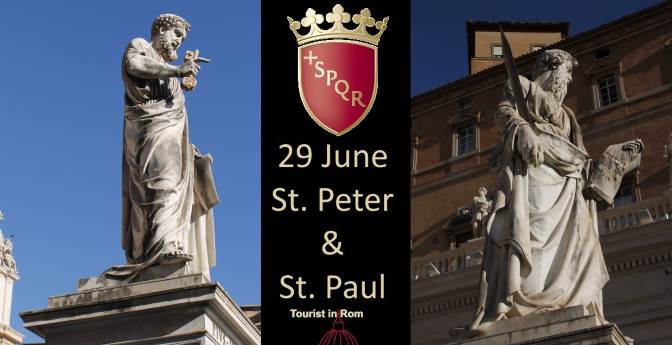 Festa dei Patroni di Roma Pietro e Paolo 29 giugno