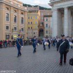 Inaugurazione Presepe Piazza San Pietro banda musicale