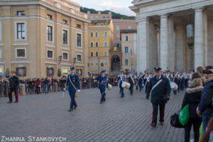 Inaugurazione del presepe in Piazza San Pietro Banda musicale