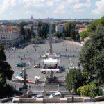 Aussichtspunkt Pincio Blick auf Piazza del Popolo