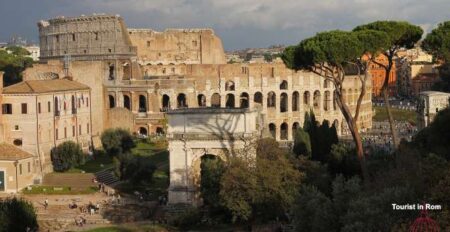 Forum Romanum und Pa­latin