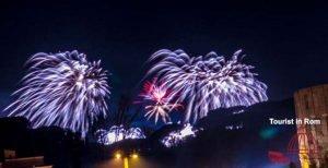 Rom Silvester Feuerwerk Kolosseum NYE