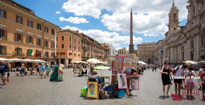 Roma giugno Piazza Navona
