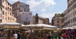 Oktober in Rom Campo de' Fiori