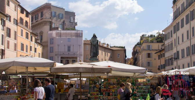 Ottobre a Roma Campo de' Fiori