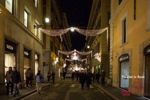 Weihnachten Via dei Condotti Shopping Weihnachten Via dei Condotti Shopping