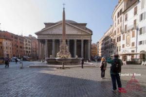 Rom Februar Pantheon morgens Rom Februar Pantheon morgens