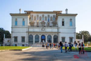 Roma aprile Galleria Borghese