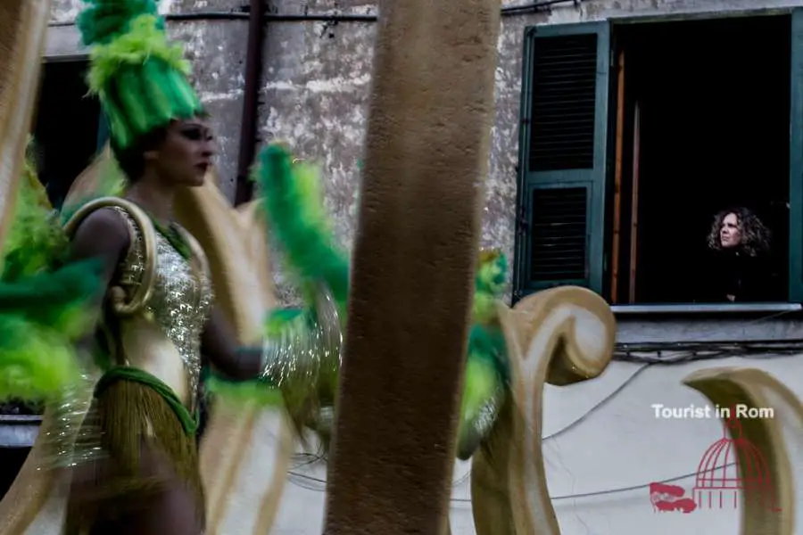 Karneval in Rom Ronciglione Umzug