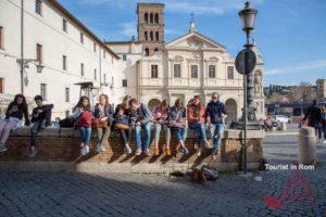 Rome March Tiber Island