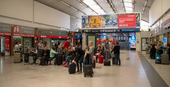 Rom Reise Information Fiumicino Bahnhof