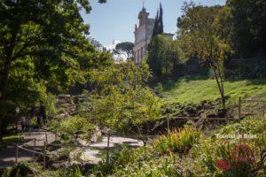 Botanical garden Rome rock garden