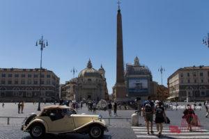 Roma luglio meteo Piazza del Popolo