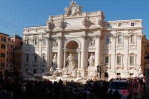 Trevi Brunnen Besucher Trevi Brunnen Besucher