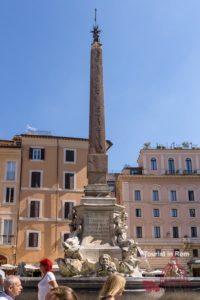Rome summer Pantheon fountain Rome summer Pantheon fountain