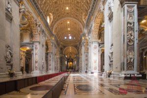 Vaticano San Pietro navata centrale