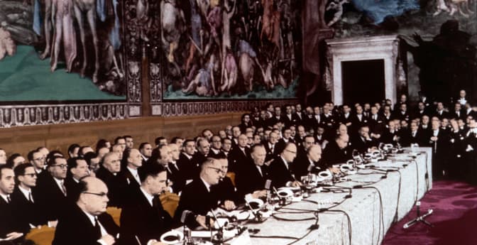 60 Jahre Römische Vertrage Unterzeichnung