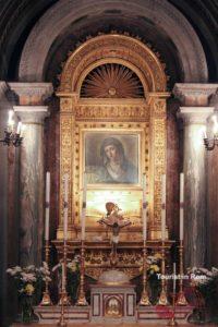 The Madonna dell'Archetto Rome painting in the chapel
