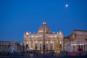 Rome December St. Peter's Basilica