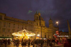 Roma dicembre Piazza Navona