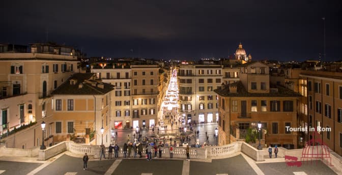 Rome December Via dei Condotti