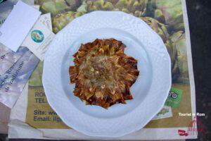 Rome fried artichokes alla giudia