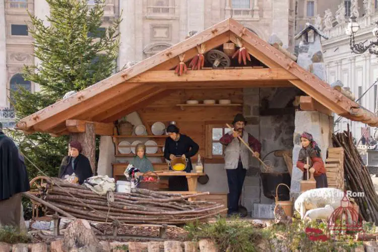 St. Peter's nativity scene · Nativity St Peter's Square 2019 25
