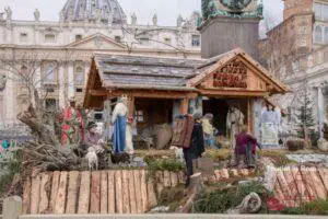 Presepe San Pietro 2019 · Natività Piazza San Pietro Natale 10