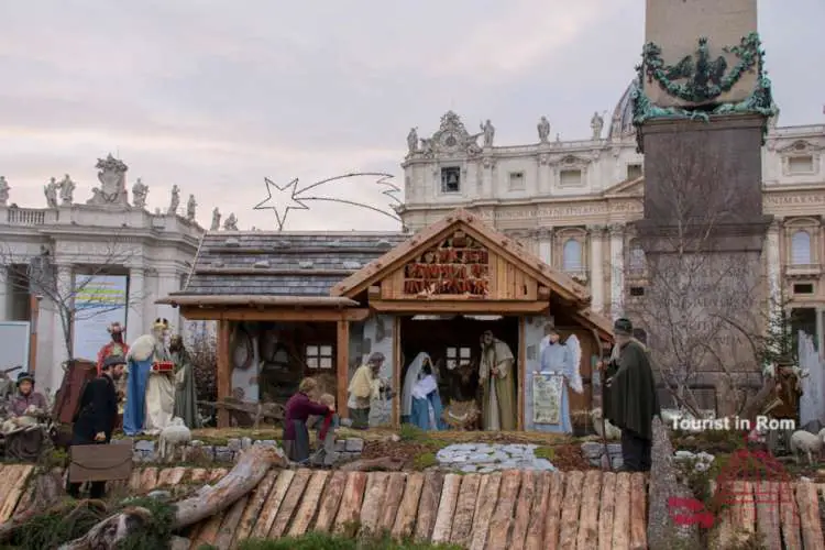 St. Peter's nativity scene · Nativity St Peter's Square 2019 41