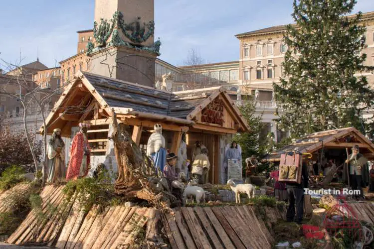 St. Peter's nativity scene · Nativity St Peter's Square 2019 27