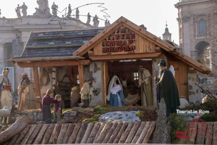St. Peter's nativity scene · Nativity St Peter's Square 2019 28