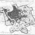 Antonio Nibby 1838 City map of Rome