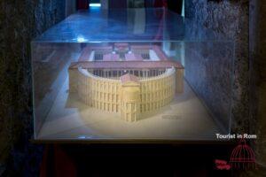 Modell des Theaters des Pompejus
