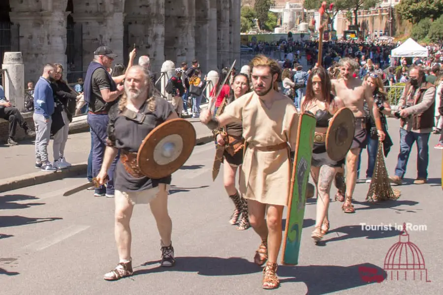 Corteo Natale di Roma 2022