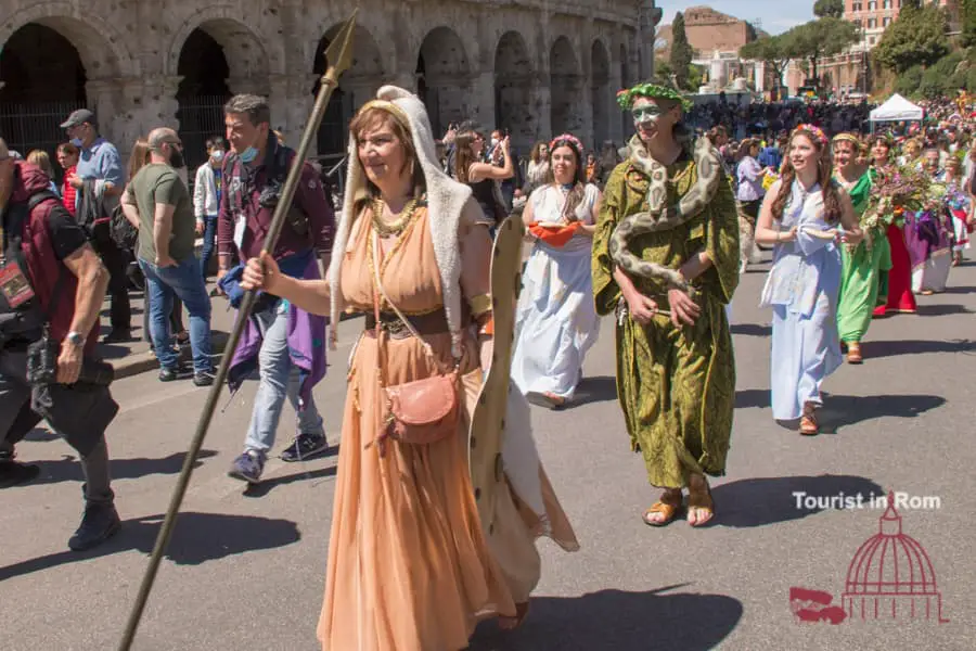 Corteo Natale di Roma 2022