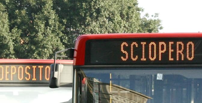 Sciopero a Roma