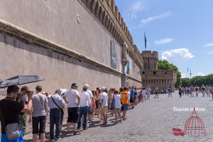 Engelsburg Warteschlange