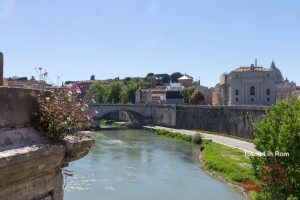 Roma primavera Ponte Sant'Angelo