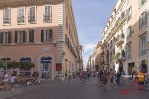 Rome spring Via del Corso Shopping Rome spring Via del Corso Shopping
