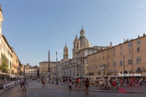 Rom Juli Piazza Navona