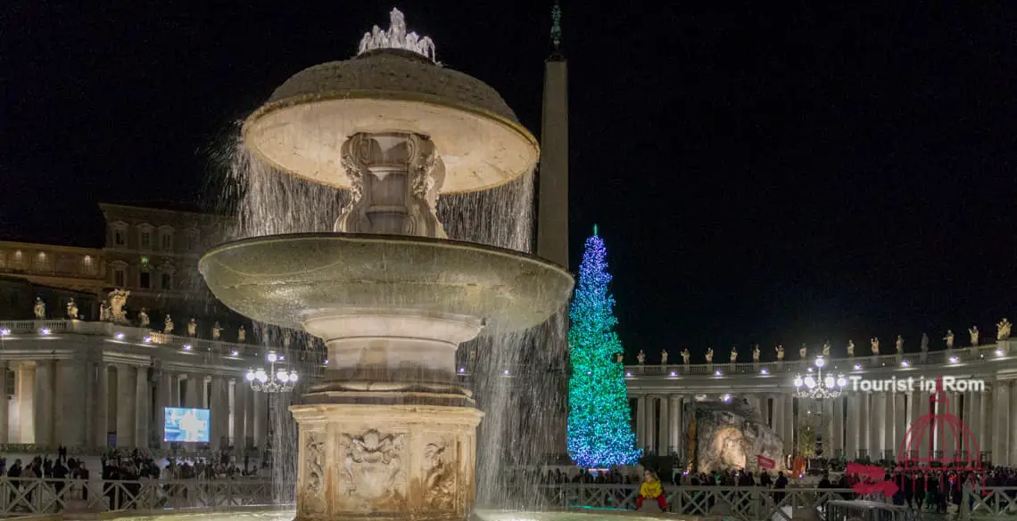 Weihnachtskrippe Petersplatz 2023